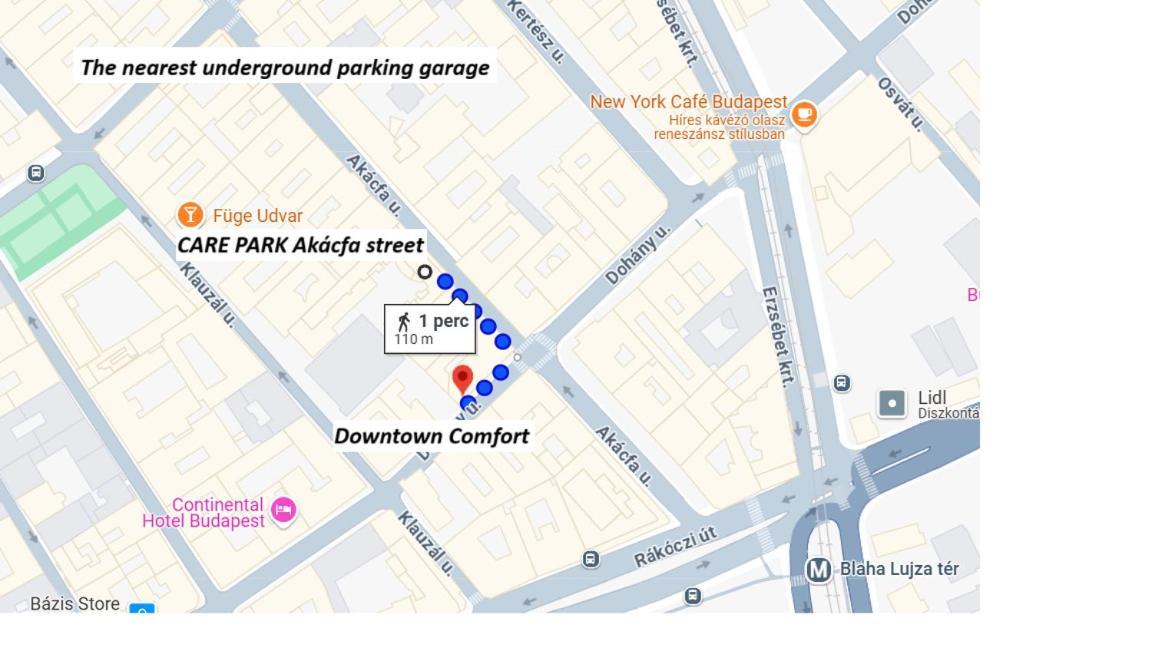 Downtown Comfort Budapeszt Zewnętrze zdjęcie